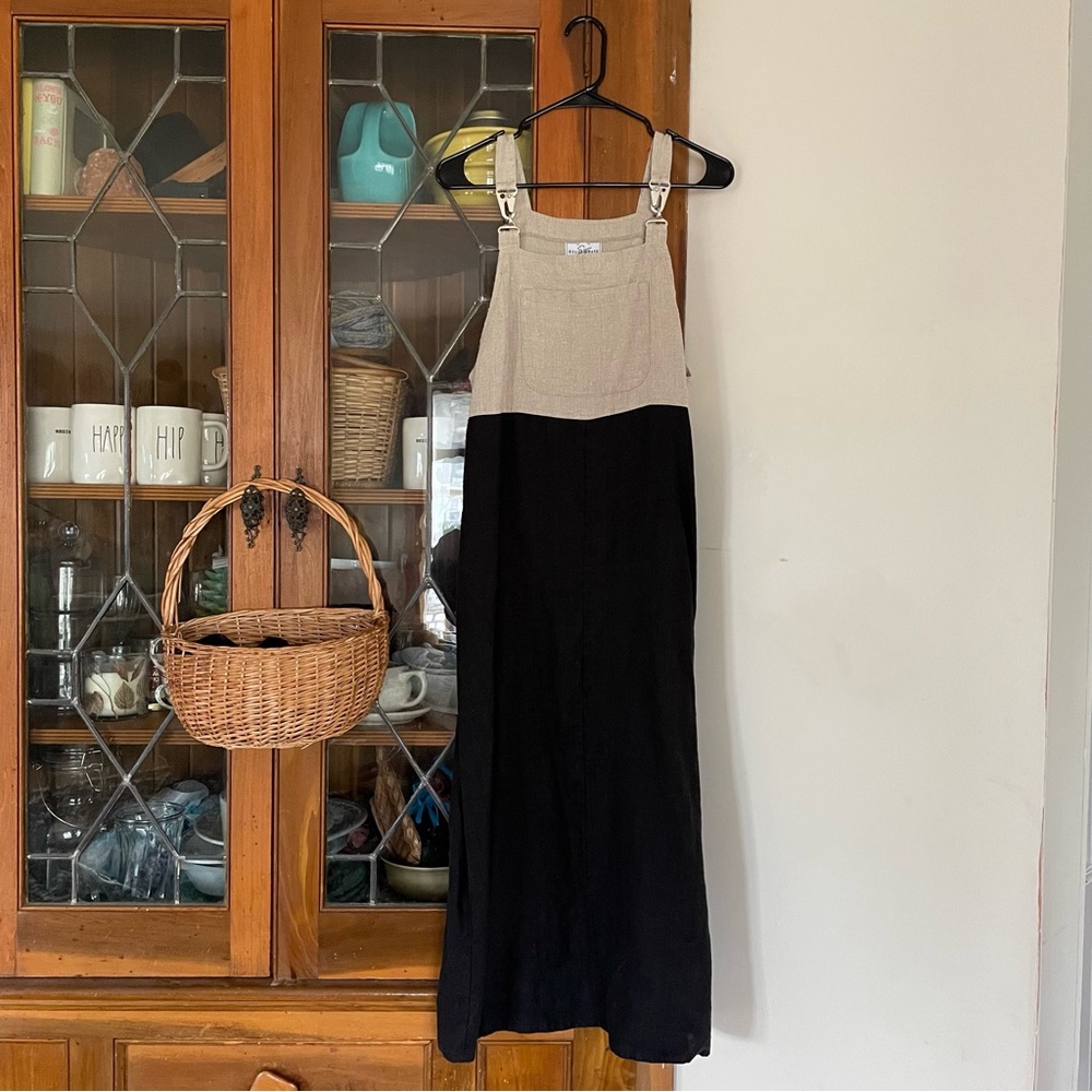 VINTAGE STUDIO EASE LINEN DRESS